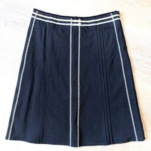 Beautiful Sz 4 Vintage Black A-line Skirt